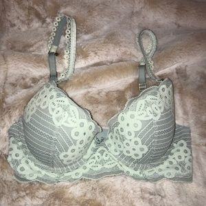 Aerie Lace Plunge Push Up Bra